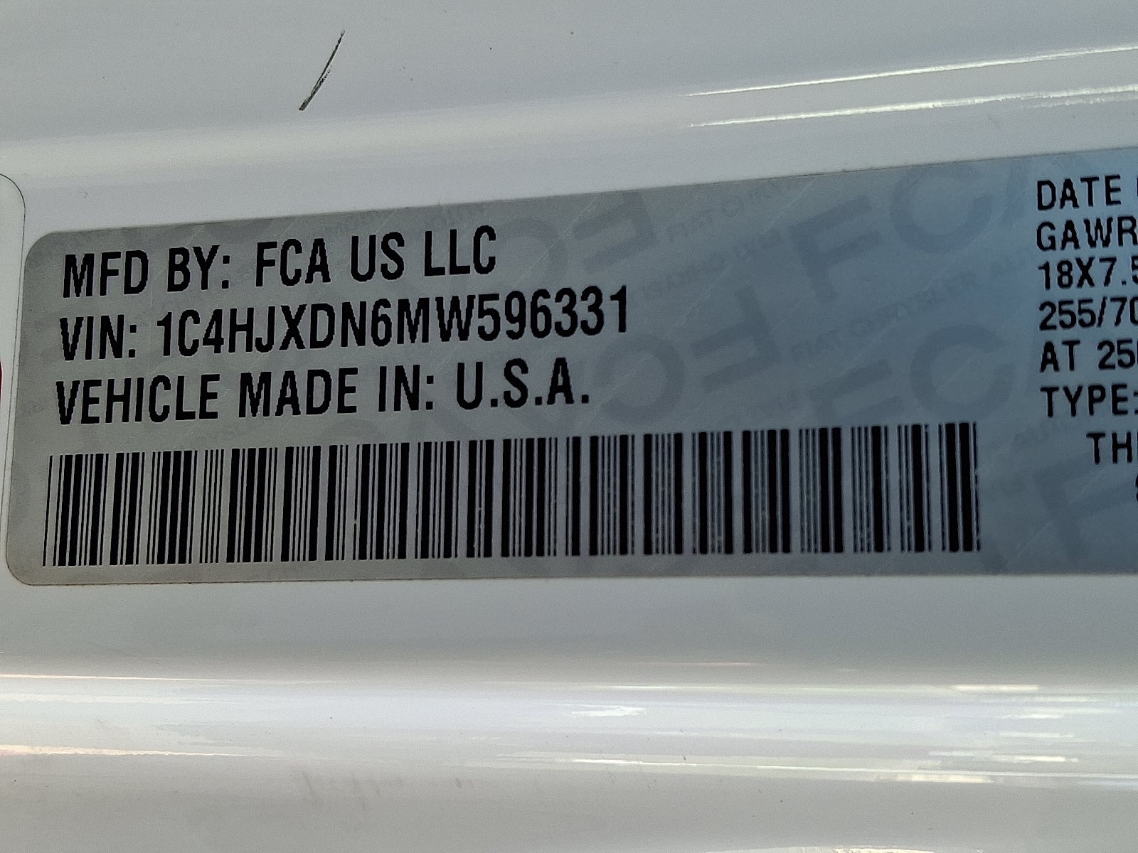 2021 Jeep Wrangler Unlimited 80th Anniversary 4x4