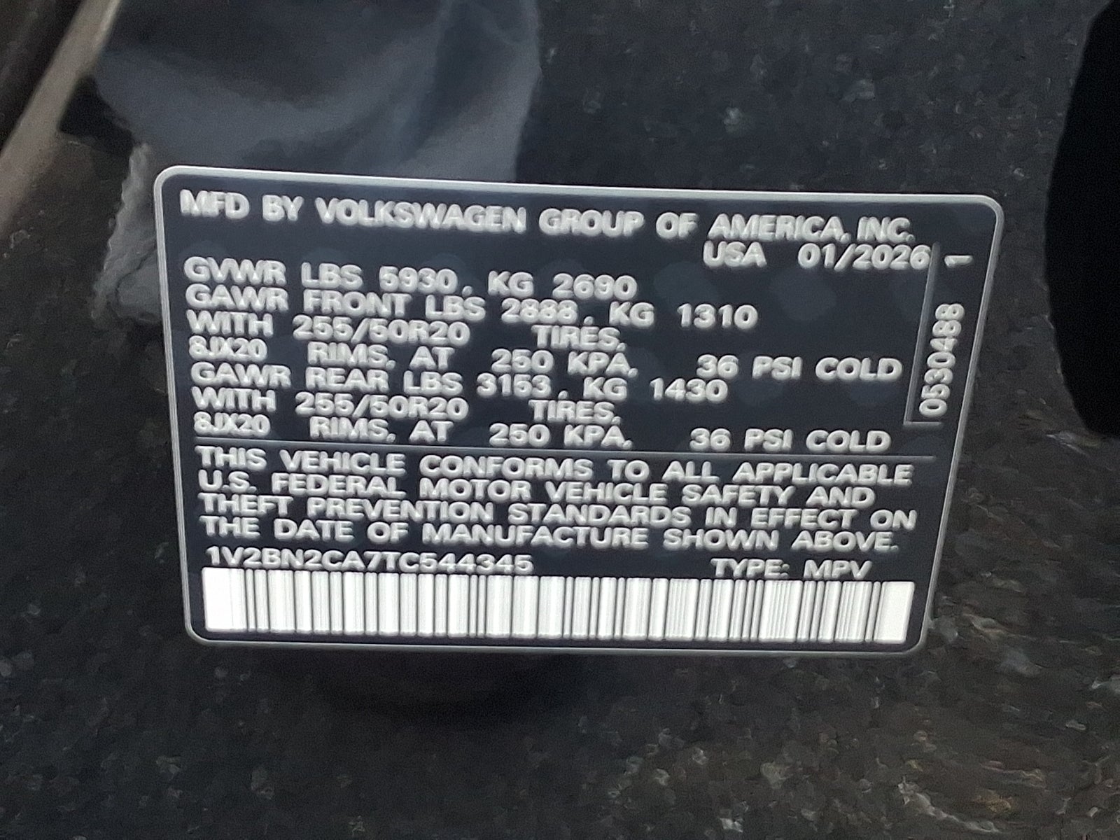 2026 Volkswagen Atlas SEL