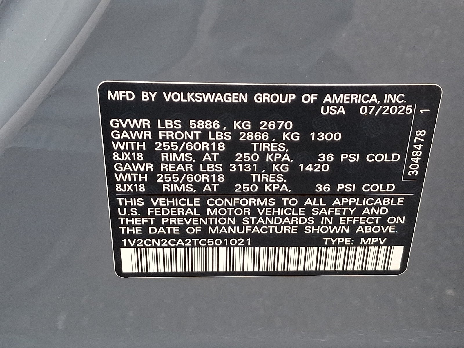 2026 Volkswagen Atlas Peak Edition