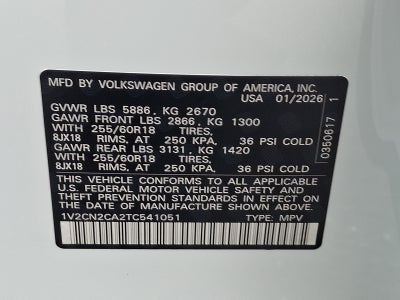 2026 Volkswagen Atlas Peak Edition