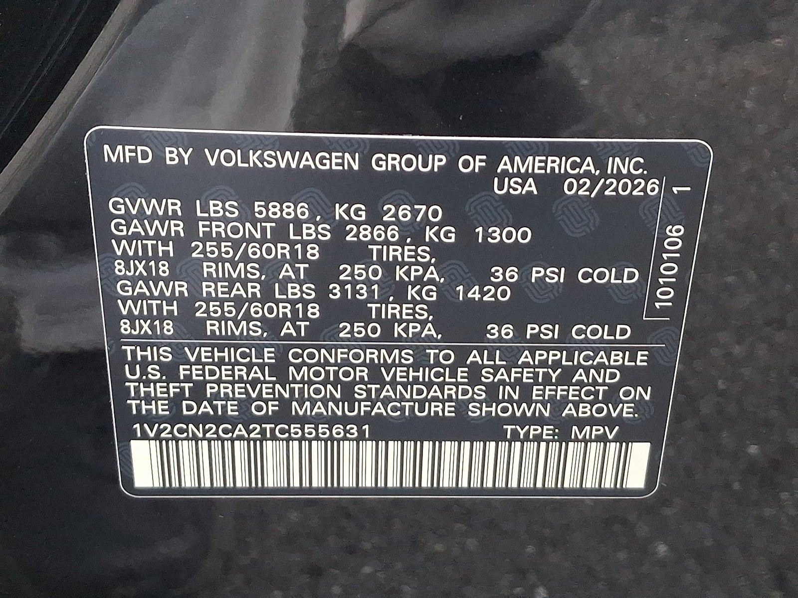 2026 Volkswagen Atlas Peak Edition