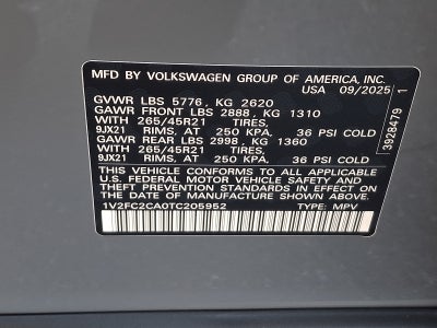 2026 Volkswagen Atlas Cross Sport 2.0T SEL Premium R-Line