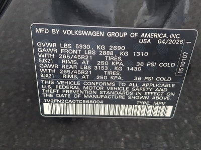 2026 Volkswagen Atlas SEL Premium R-Line