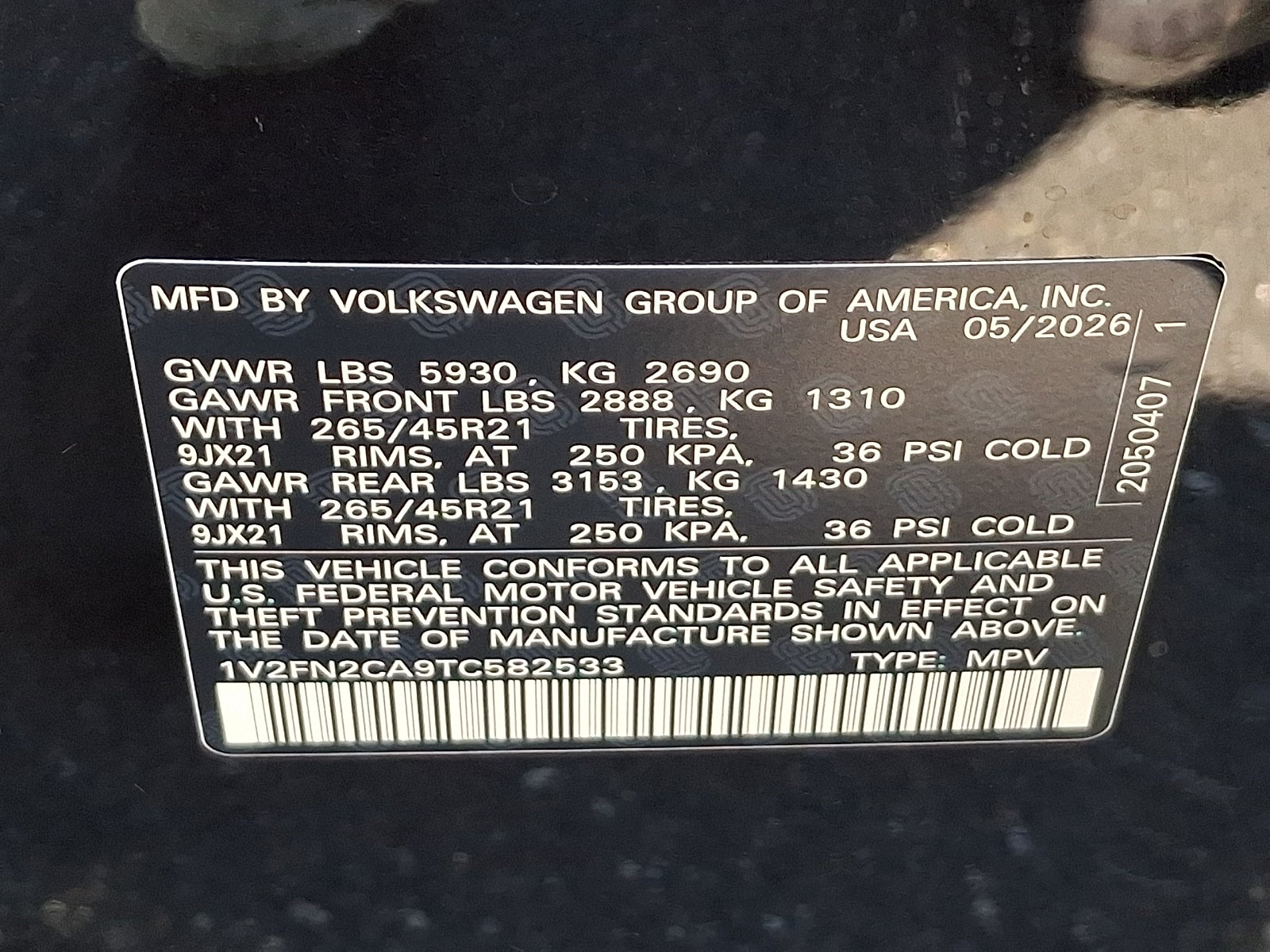 2026 Volkswagen Atlas SEL Premium R-Line