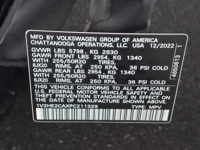 2023 Volkswagen Atlas Cross Sport 3.6L V6 SE w/Technology