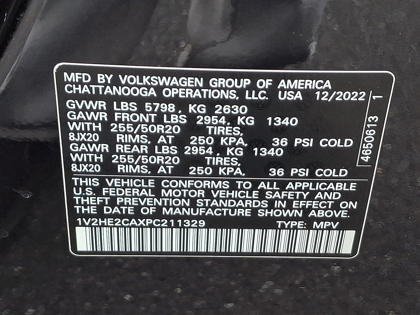 2023 Volkswagen Atlas Cross Sport 3.6L V6 SE w/Technology