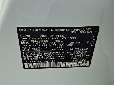 2026 Volkswagen Atlas SE with Technology