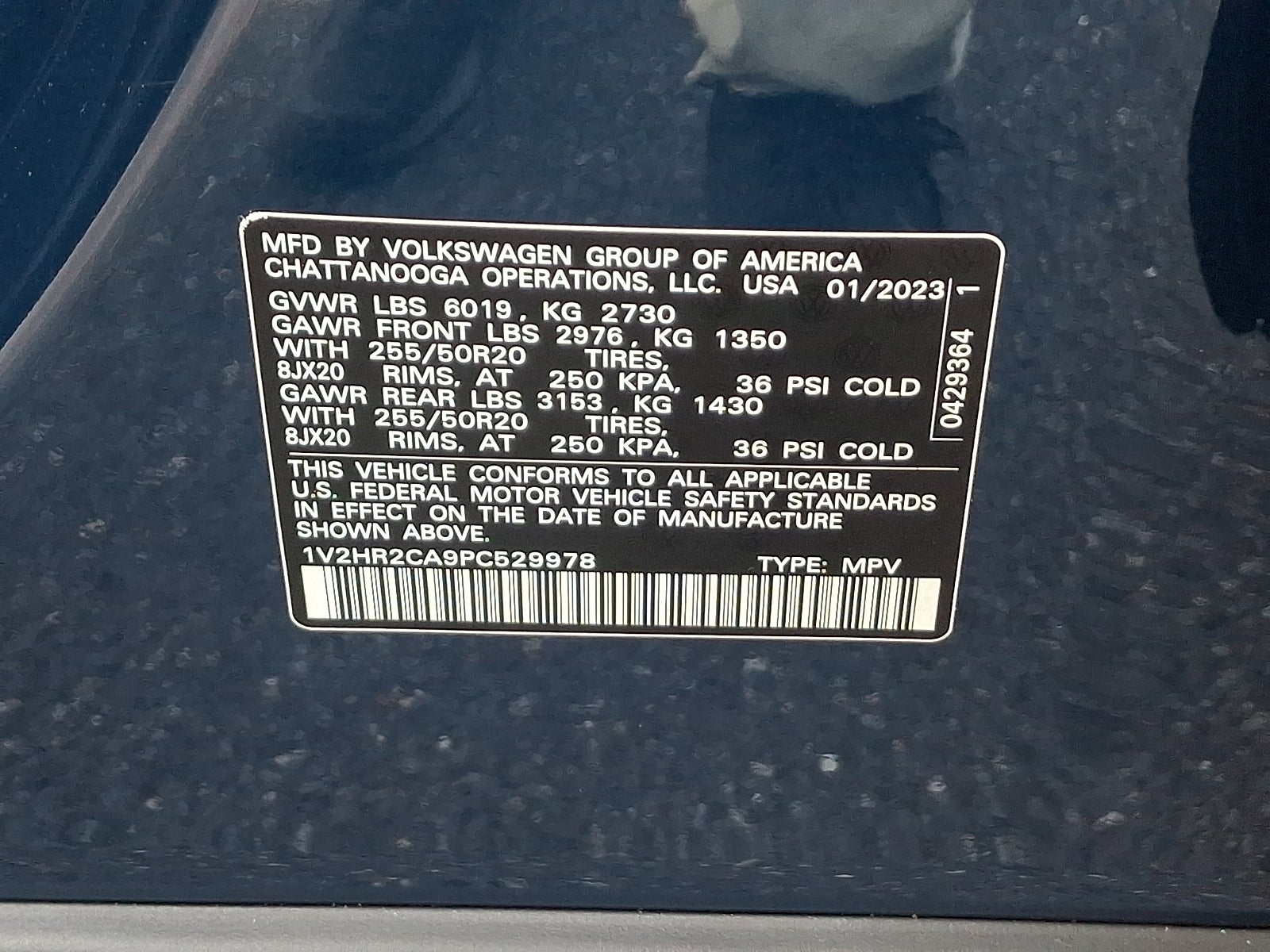2023 Volkswagen Atlas 3.6L V6 SE w/Technology