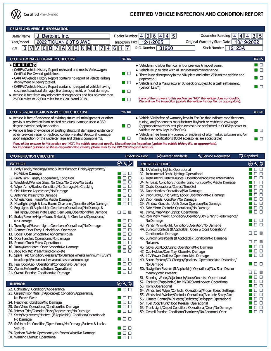 2022 Volkswagen Tiguan 2.0T S 4MOTION