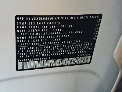 2022 Volkswagen Tiguan 2.0T S 4MOTION