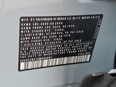 2025 Volkswagen Taos 1.5T SE Black