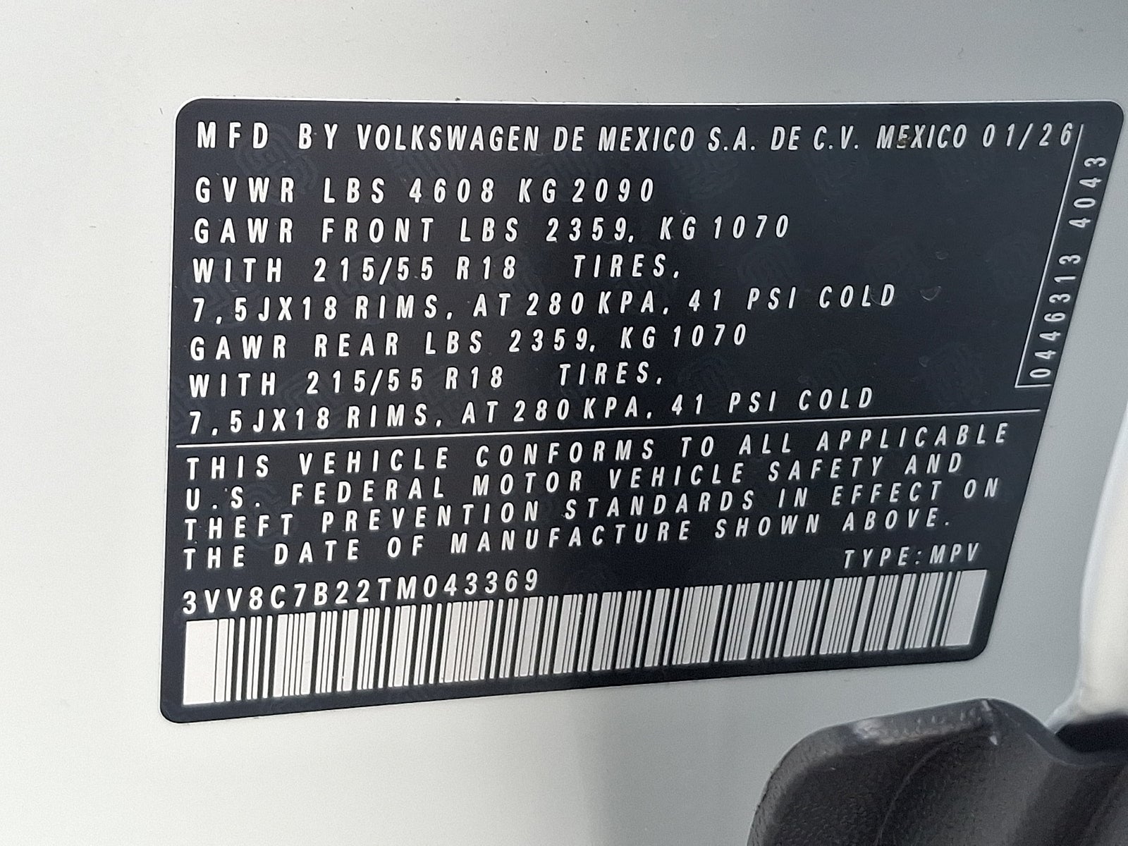 2026 Volkswagen Taos S