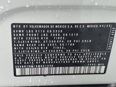 2025 Volkswagen Tiguan 2.0T S