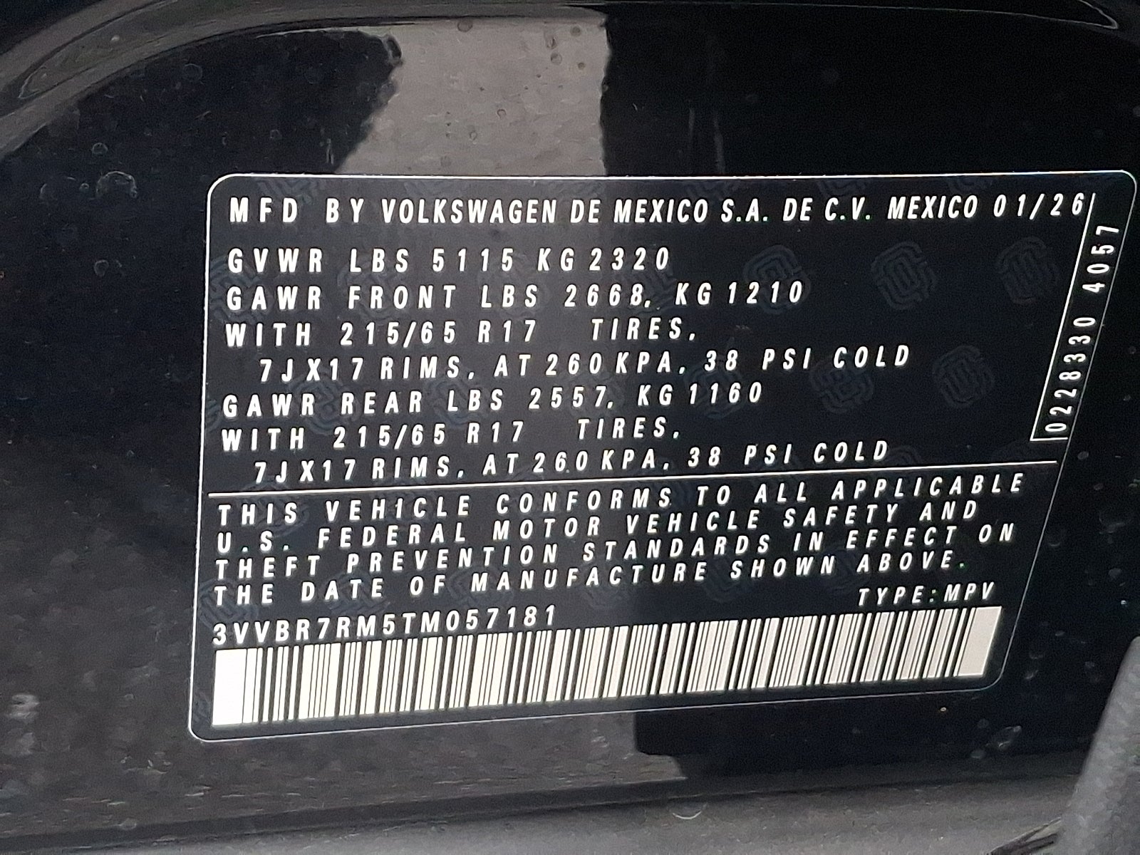 2026 Volkswagen Tiguan S