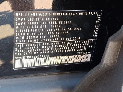 2025 Volkswagen Tiguan 2.0T SE