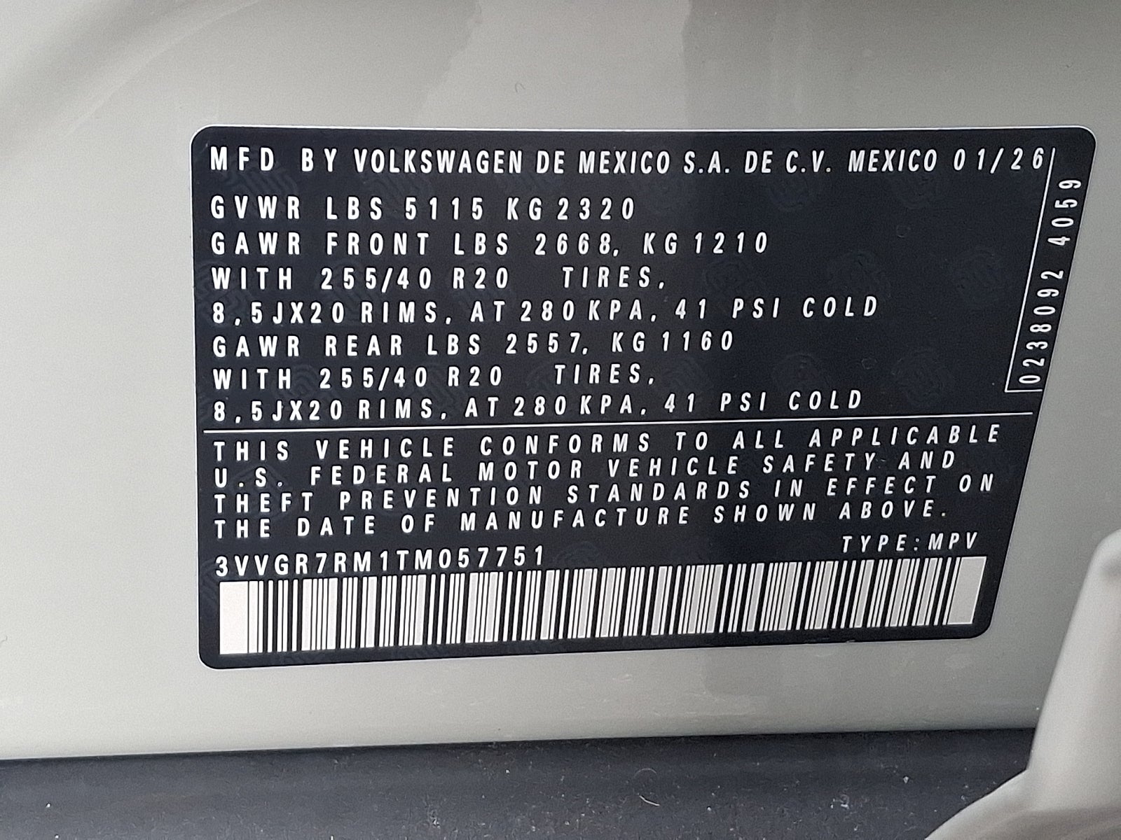 2026 Volkswagen Tiguan SE R-Line Black