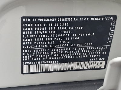 2026 Volkswagen Tiguan SE R-Line Black