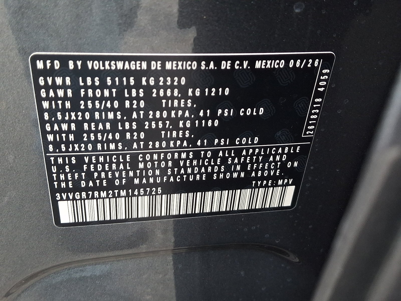 2026 Volkswagen Tiguan SE R-Line Black