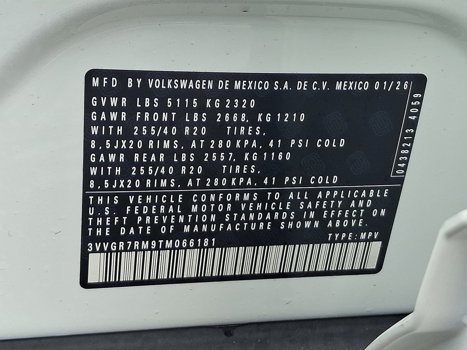 2026 Volkswagen Tiguan SE R-Line Black