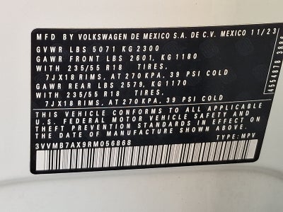 2024 Volkswagen Tiguan 2.0T SE