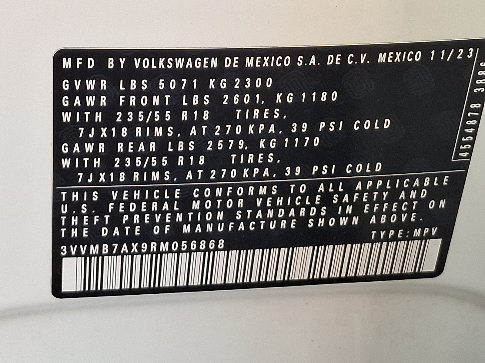2024 Volkswagen Tiguan 2.0T SE