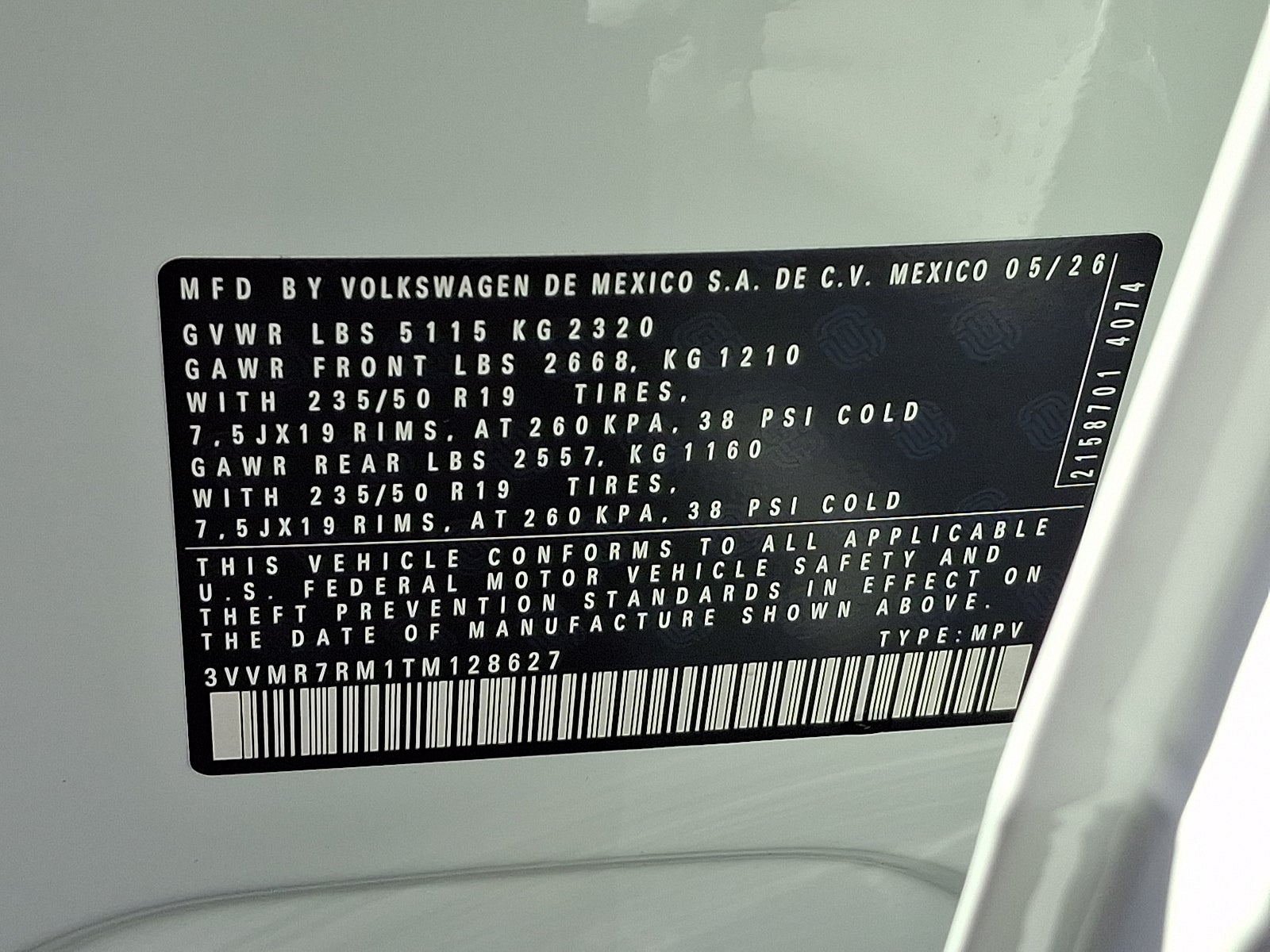 2026 Volkswagen Tiguan SE