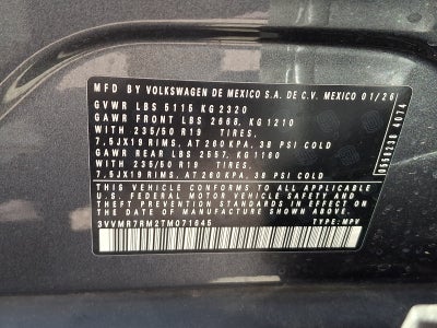 2026 Volkswagen Tiguan SE