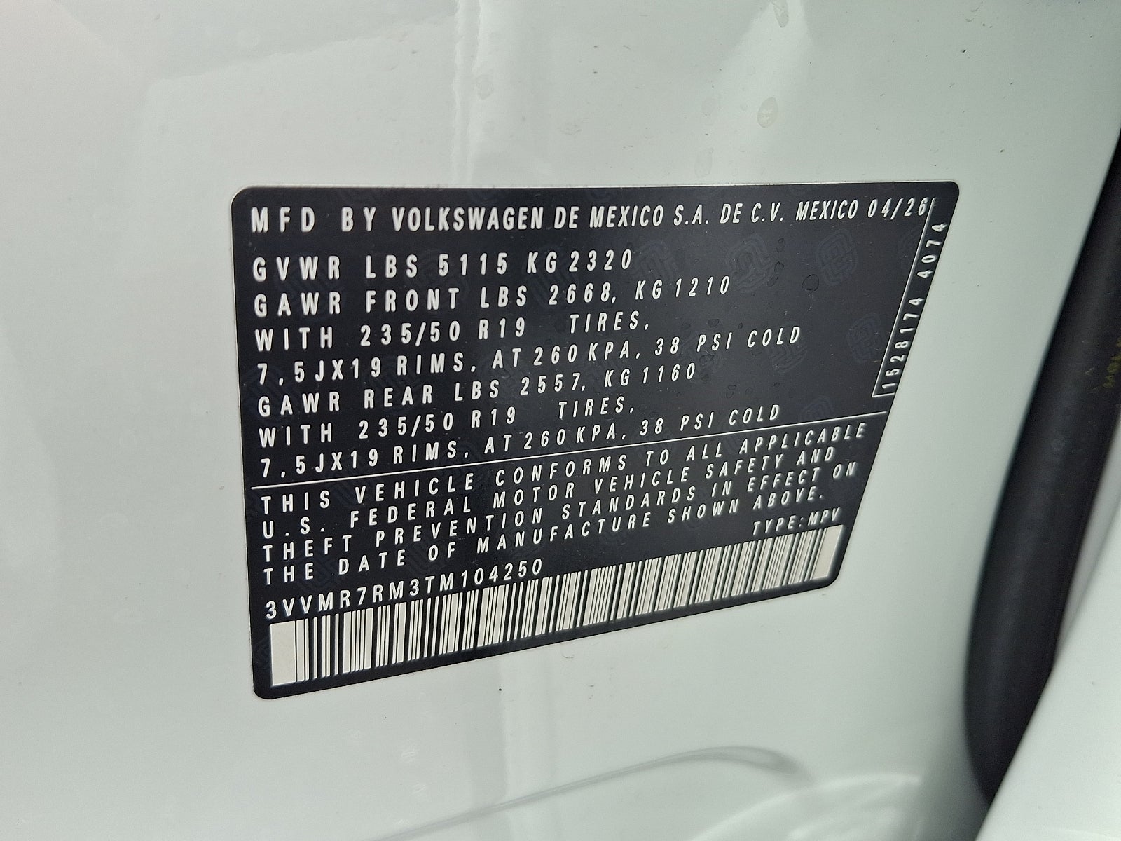 2026 Volkswagen Tiguan SE