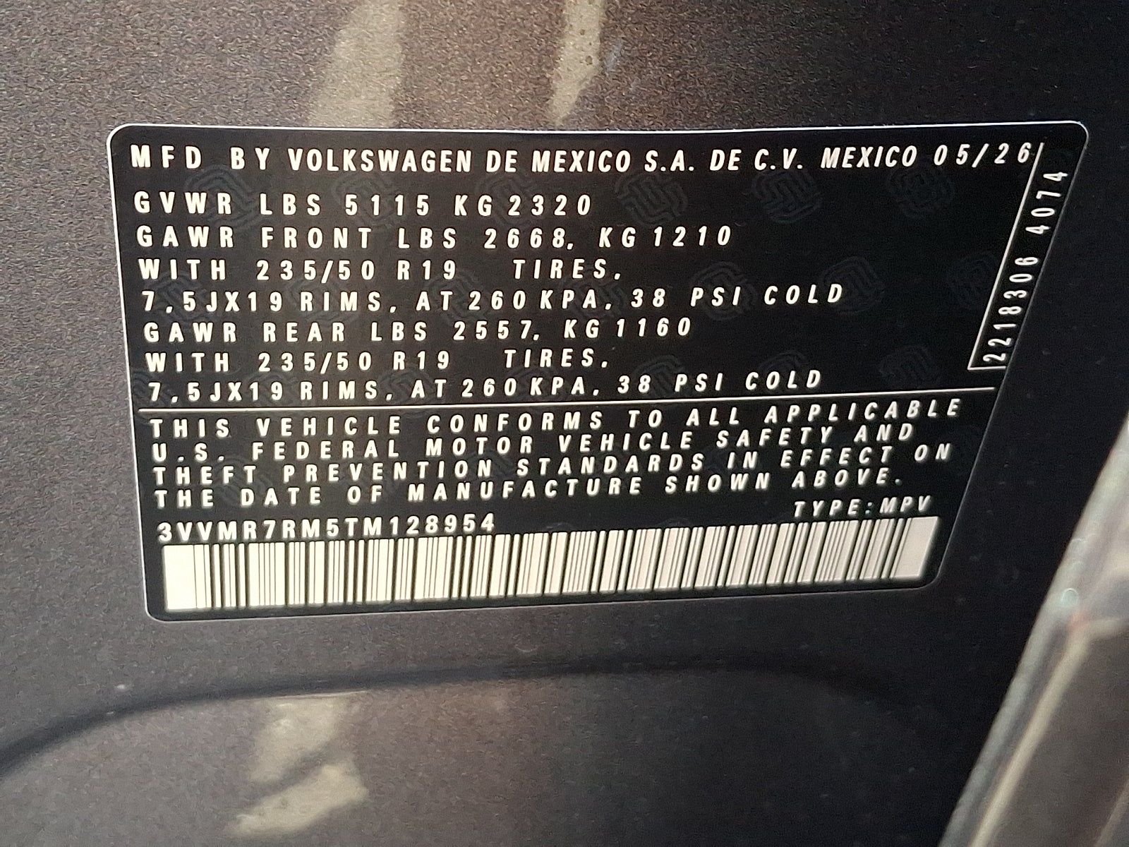 2026 Volkswagen Tiguan SE