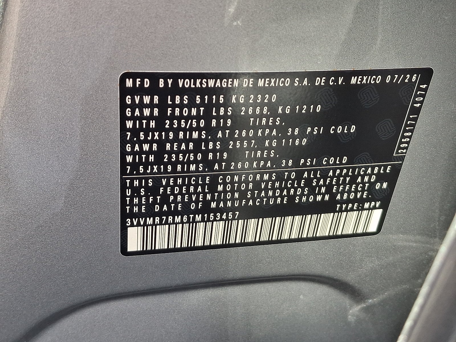 2026 Volkswagen Tiguan SE