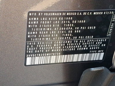 2025 Volkswagen Taos 1.5T SE