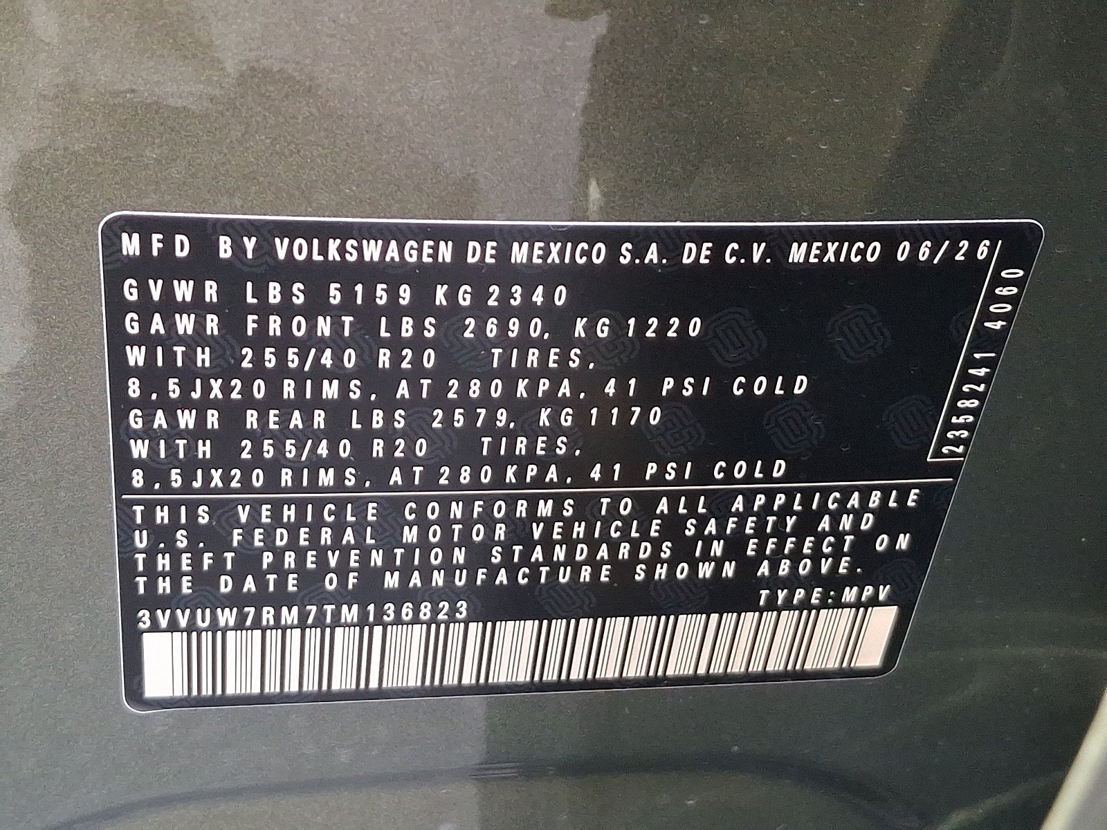 2026 Volkswagen Tiguan SEL R-Line Turbo