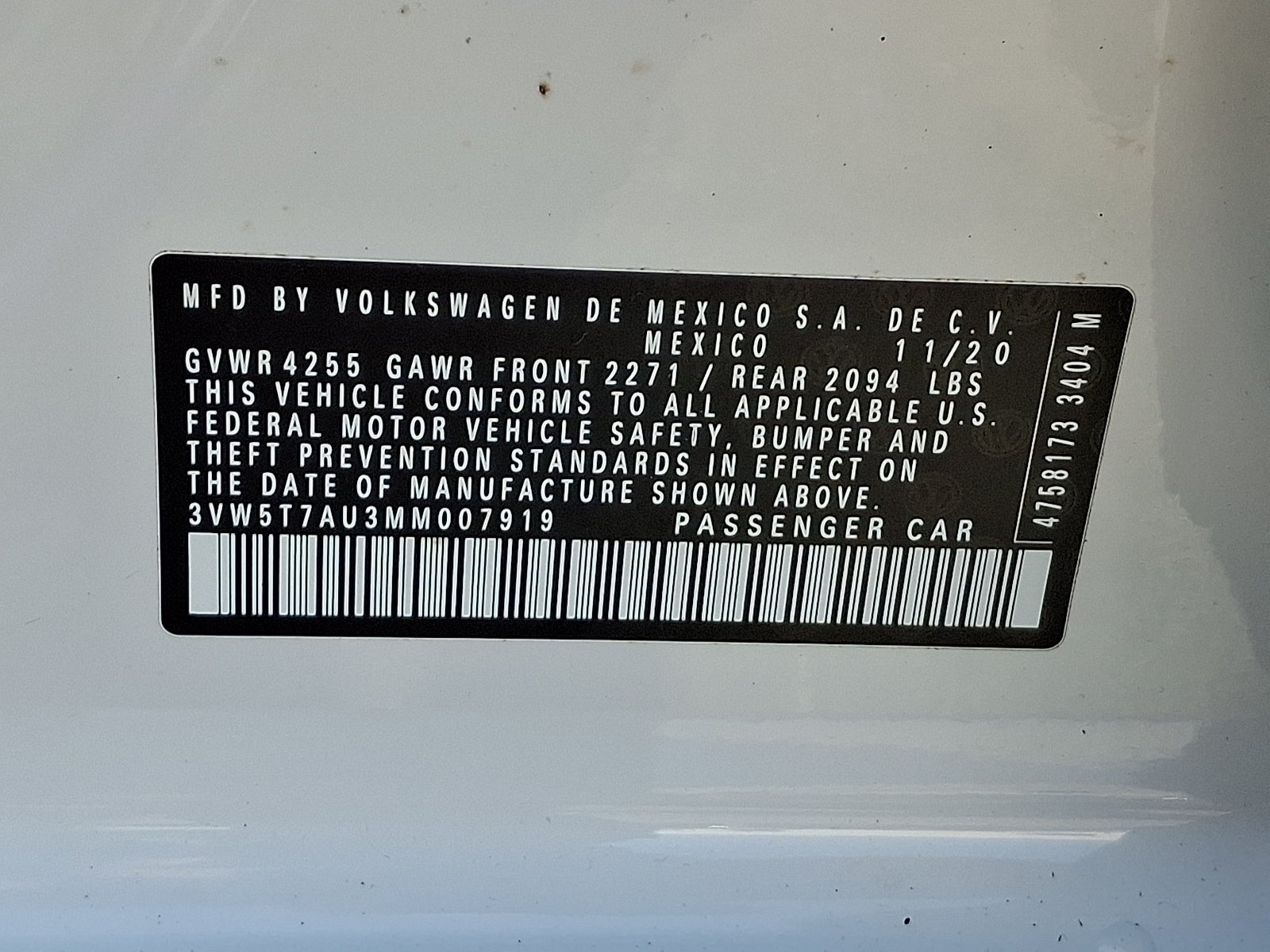 2021 Volkswagen Golf GTI 2.0T S