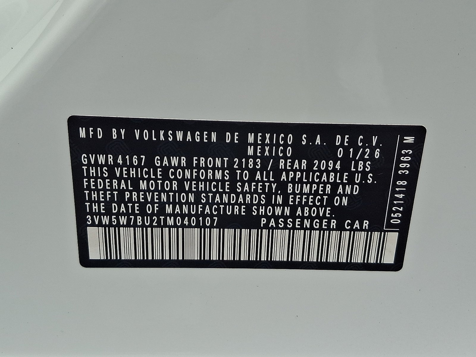 2026 Volkswagen Jetta S