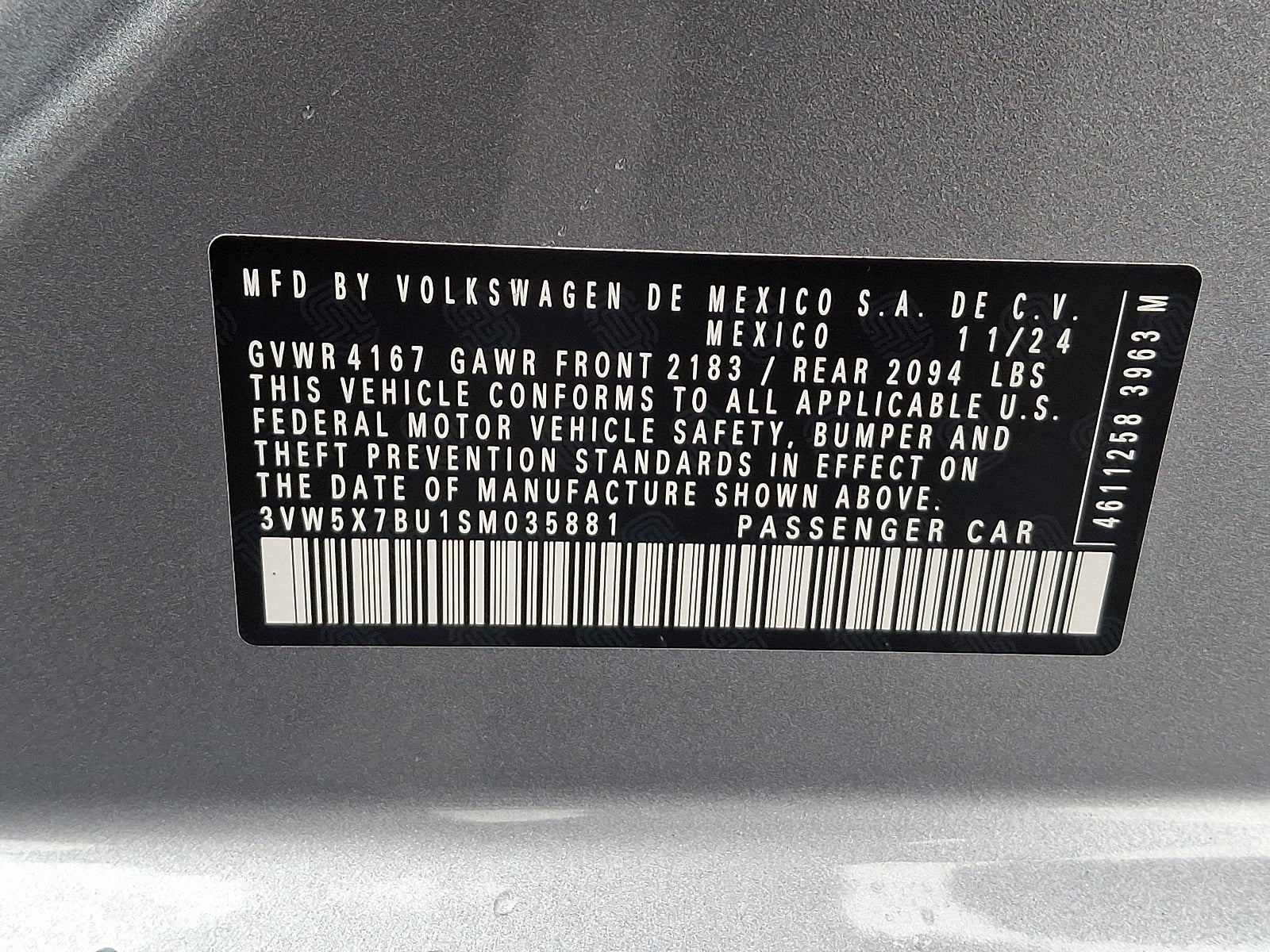 2025 Volkswagen Jetta 1.5T S