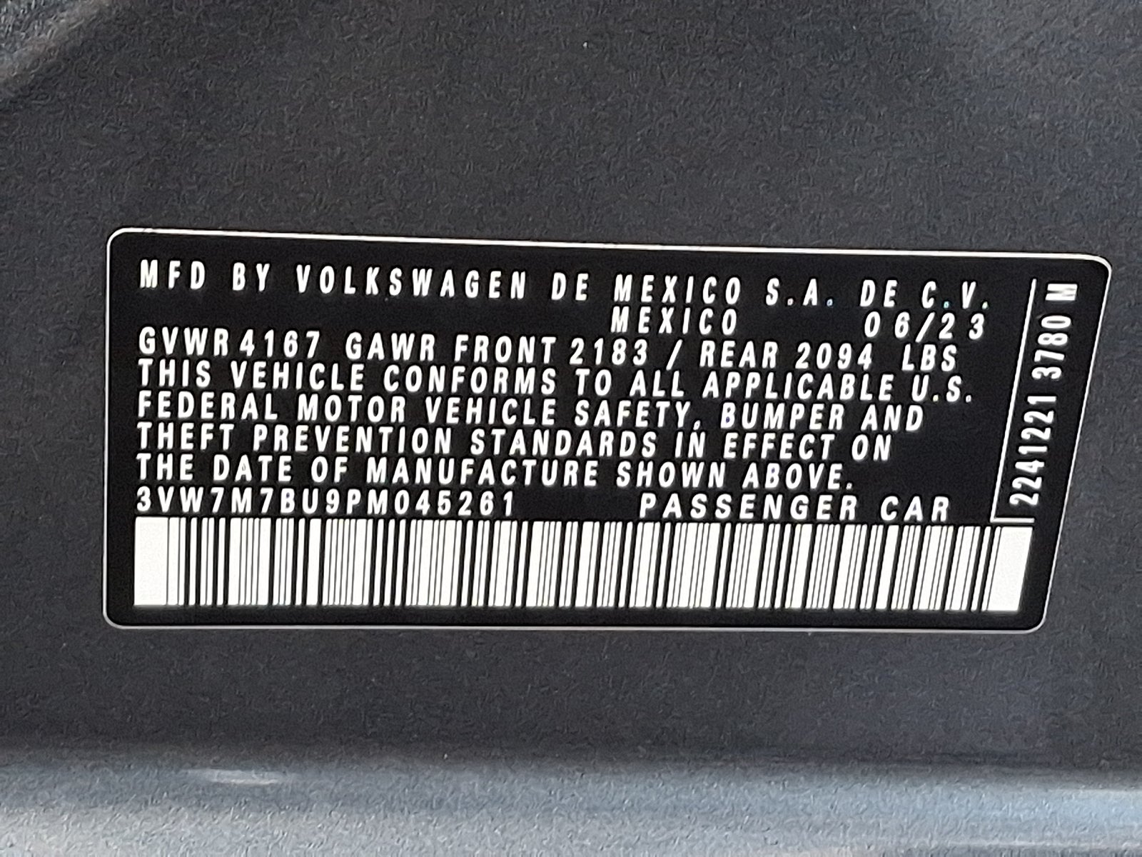 2023 Volkswagen Jetta 1.5T SE