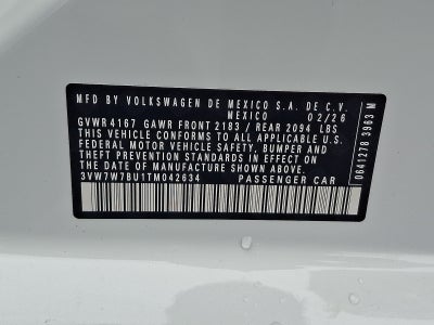 2026 Volkswagen Jetta SE