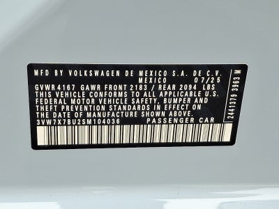 2025 Volkswagen Jetta 1.5T SE