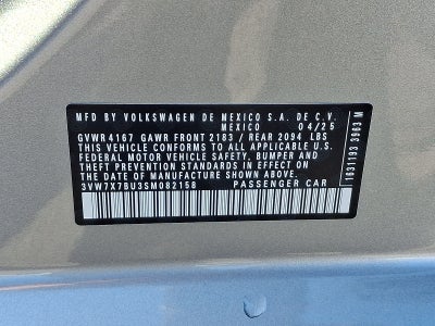 2025 Volkswagen Jetta 1.5T SE