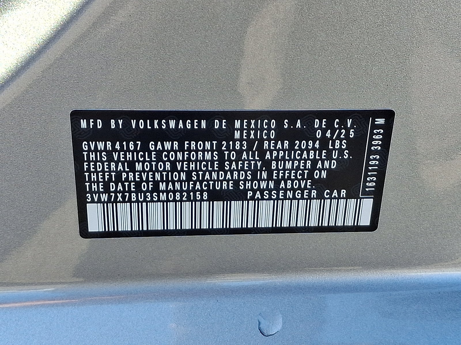 2025 Volkswagen Jetta 1.5T SE