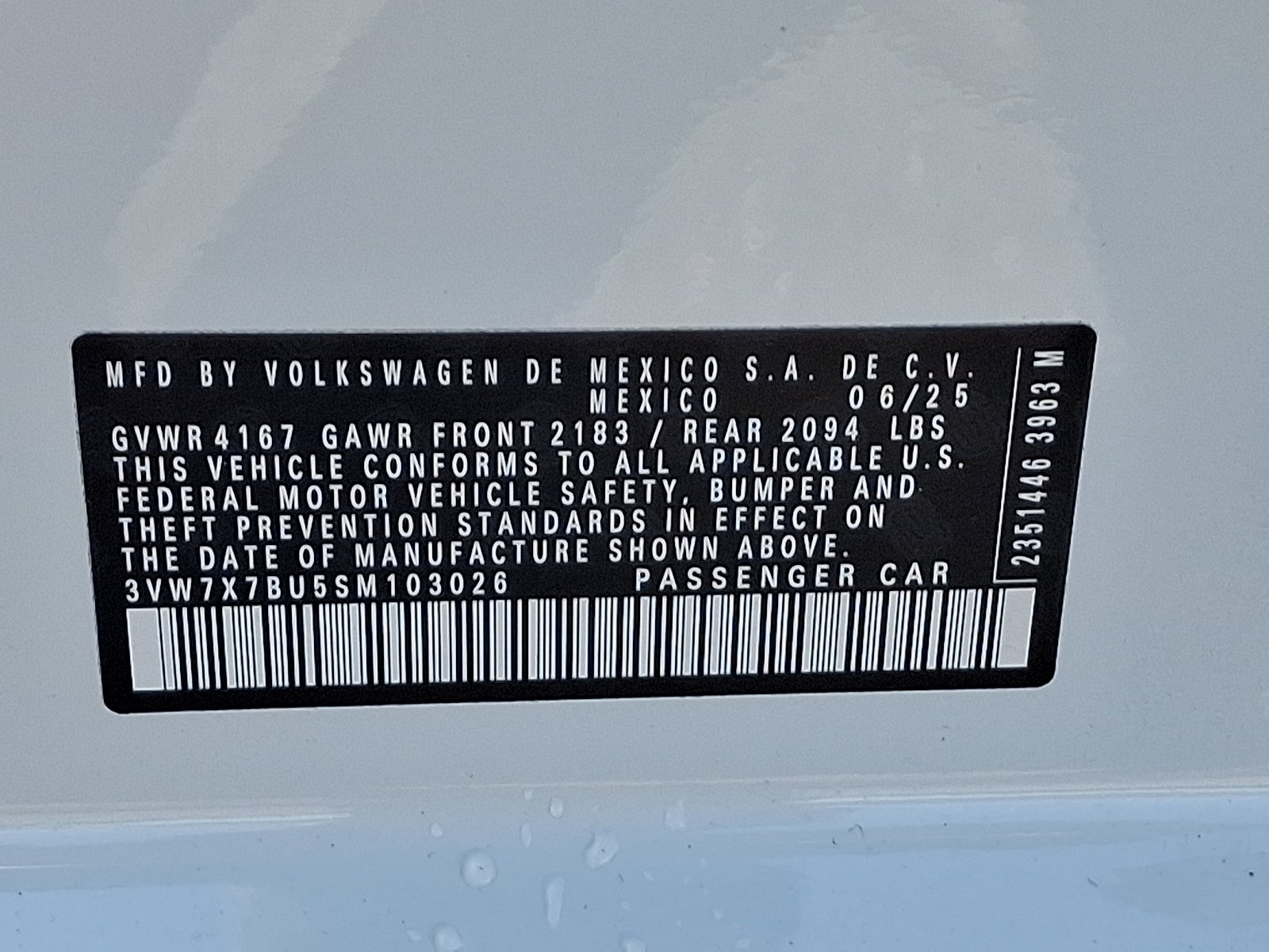 2025 Volkswagen Jetta 1.5T SE