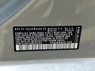 2025 Volkswagen Jetta 1.5T SE