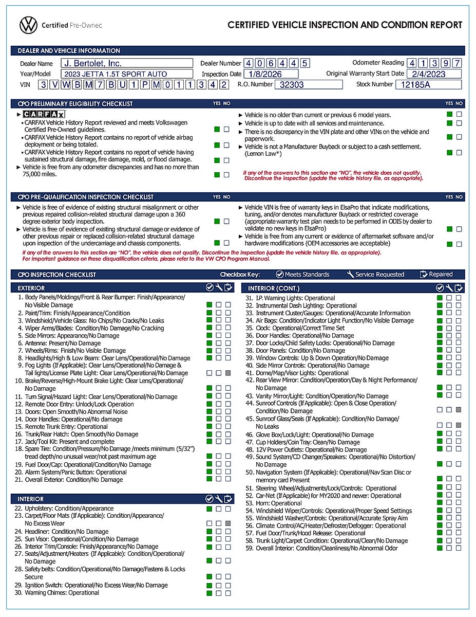 2023 Volkswagen Jetta 1.5T Sport