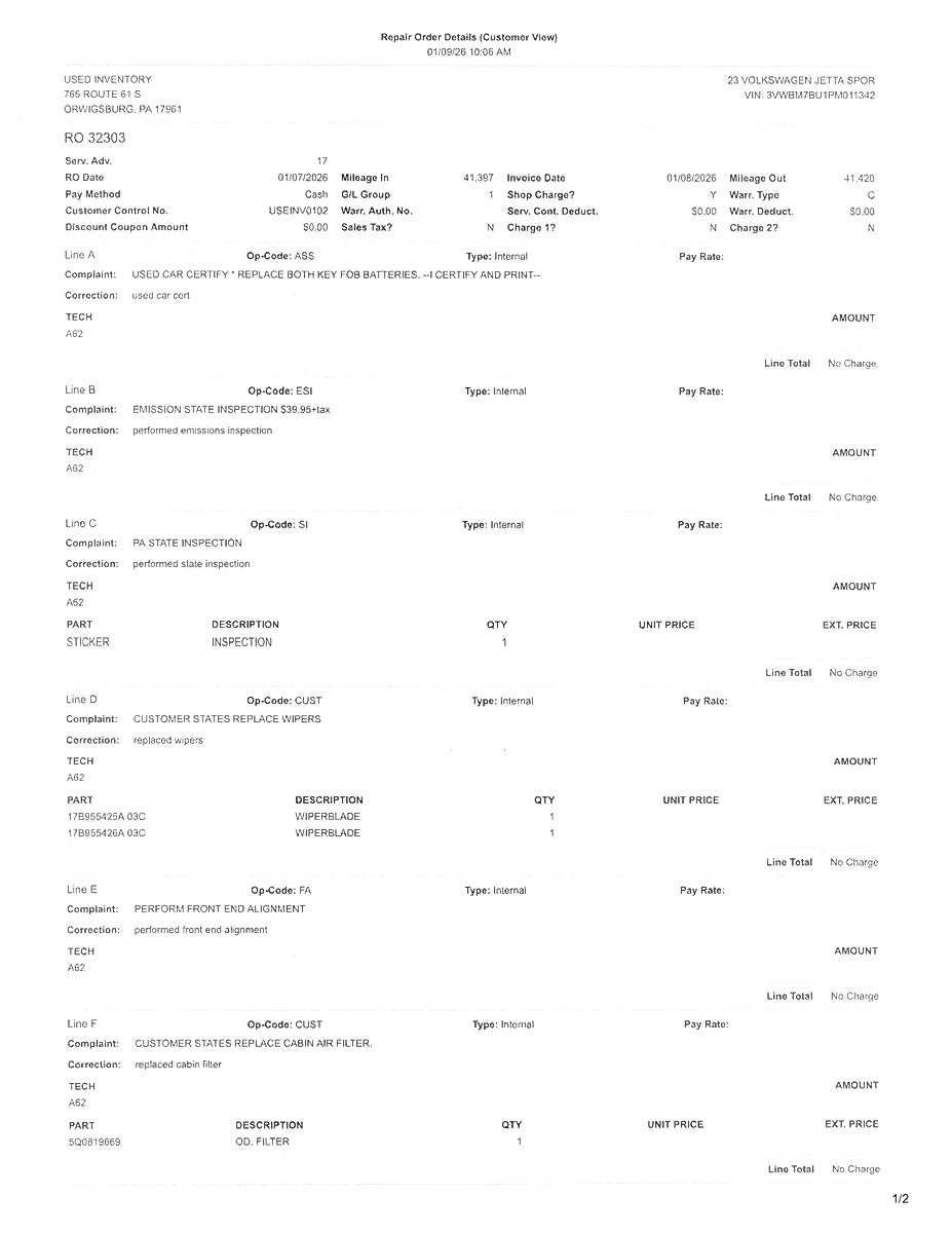 2023 Volkswagen Jetta 1.5T Sport