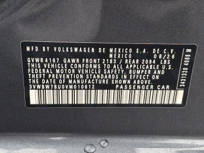 2027 Volkswagen Jetta Sport