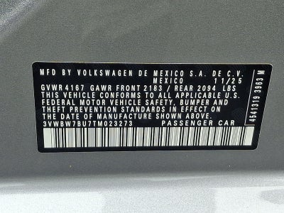 2026 Volkswagen Jetta Sport