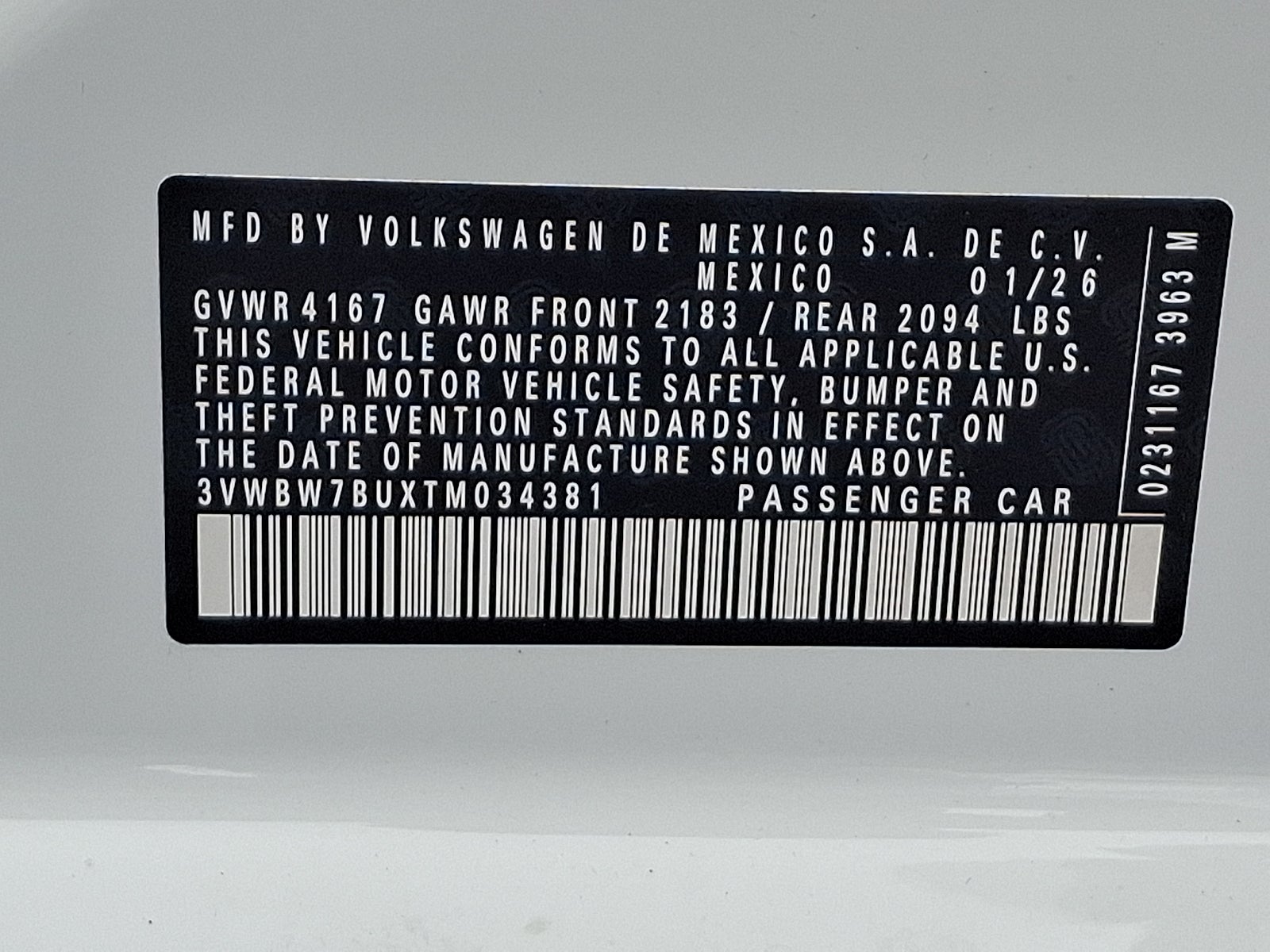 2026 Volkswagen Jetta Sport