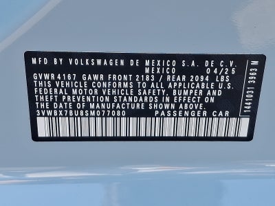 2025 Volkswagen Jetta 1.5T Sport