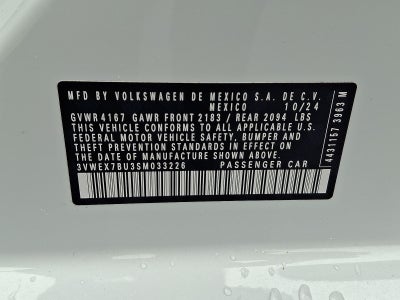 2025 Volkswagen Jetta 1.5T SE