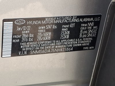 2022 Hyundai Santa Fe SEL